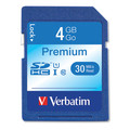 Office Electronics & Batteries | Verbatim 96171 4GB Premium UHS-I U1 Class 10 SDHC Memory Card image number 0