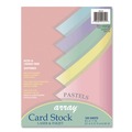 Office Jansan | Pacon P101315 Array 65 lbs. 8.5 in. x 11 in. Card Stock - Assorted Pastel Colors (100/Pack) image number 0