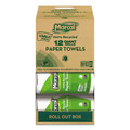 Bulk Savings Pricing 3 | Marcal 6183 11 in. x 5.5 in. 2-Ply Roll Out Box 100 Percent Premium Recycled Kitchen Roll Towels - White (12/Carton) image number 0