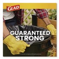 Cleaning & Janitorial Supplies | Glad 78966 Guaranteed Strong 30 in. x 33 in. 1.05 mil 30 Gallon Three-Ply Large Drawstring Trash Bags - Black (168/Carton) image number 6