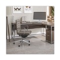 Cleaning & Janitorial Supplies | Deflecto CM14002K SuperMat Frequent Use Medium Pile Carpet L-Shape 60 in. x 66 in. Chair Mat - Clear image number 0