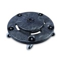 Office Jansan | Boardwalk 3485200 300 lbs. Capacity 18.25 in. Diameter Refuse Container Utility Dolly - Gray image number 0