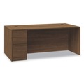 Office Desks & Workstations | HON H105898L.PINCPINC 10500 Series 66 in. x 30 in. x 29.5 in. Left Pedestal Box/Box/File Single Pedestal Desk - Pinnacle image number 0