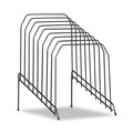 Office Jansan | Universal UNV20070 8 in. x 10.5 in. x 12.5 in. 8 Sections Wire Tiered Letter to Legal File Sorter - Black image number 0