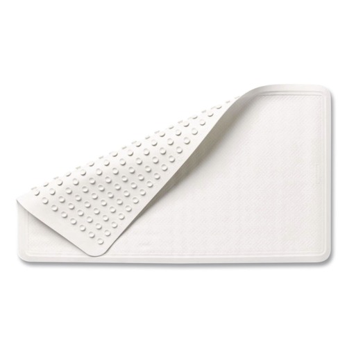 Office Jansan | Rubbermaid Commercial 1982726 Safti Grip Latex-Free 16 in. x 28 in. Vinyl Bath Mat - White image number 0