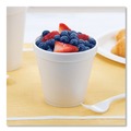 Food Trays, Containers, and Lids | Dart 16MJ20 16 oz. Foam Containers - White (500/Carton) image number 4