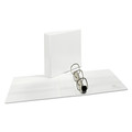 Office Jansan | Avery 79193 11 in. x 8.5 in. 3 in. Capacity 3 Rings Heavy-Duty View Binder with DuraHinge and Locking One Touch EZD Rings - White image number 2