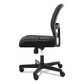  | HON HVL205.MM10.T ValuTask 250 lbs. Capacity Mesh Back Task Chair - Black image number 4