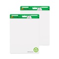 Office Jansan | Post-it Easel Pads Super Sticky 559RP 25 in. x 30 in. Vertical-Orientation Unruled Self-Stick Easel Pads - Green Headband/White Sheet (30-Sheets, 2/Carton) image number 0