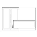  | Avery 05915 3.5 in. x 11 in. Large Embossed Tent Card - Ivory (1 Card/Sheet, 50 Sheets/Pack) image number 5