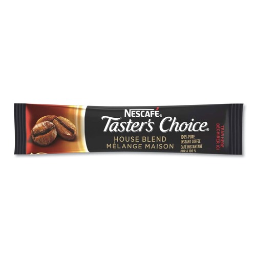 Food Service | Nescafe 12303916 0.1 oz Stick Taster's Choice Instant Coffee - House Blend (72/Carton) image number 0