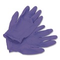Disposable Gloves | Ansell 55083 6 mil Thick 9.5 in. Long Powder-Free PURPLE NITRILE Exam Gloves - Large, Purple (100/Box) image number 1