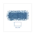 Just Launched | Boardwalk BWK1118 18 in. x 5 in. Cotton/Synthetic Looped-End Mop Head - Blue image number 2