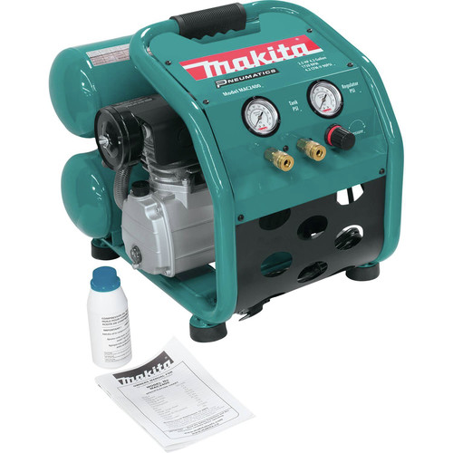Factory Reconditioned Makita 2.5 HP 4.2 Gallon Oil Lube Twin Stack Air Compressor