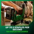 New Year New Savings! Save $25 off $150 | Metabo HPT N1804DBM 18V MultiVolt 18 ga. Cordless 1-1/2 in. Narrow Crown Stapler Kit (2 Ah) image number 8