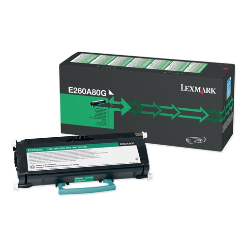 Ink & Toner | Lexmark E260A80G E260A80G 3,500 Page-Yield Toner - Black image number 0