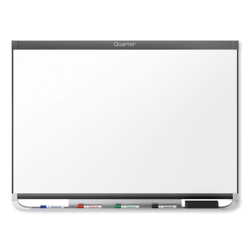  | Quartet P558GP2 Prestige 2 DuraMax 96 in. x 48 in. Magnetic Porcelain Whiteboard - Graphite Frame image number 0