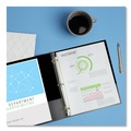 Office Jansan | Avery 04600 Economy 3 in. Capacity 11 in. x 8.5 in. 3-Ring Non-View Binder - Blue image number 4
