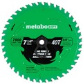  | Metabo HPT 115759M 7-1/4 in. 40-Tooth Industrial PTFE Circular Saw Fine Finish Blade image number 1