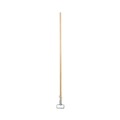 Mops | Boardwalk BWK609 60 in. Spring Grip Metal Head Mop Handle - Natural image number 0