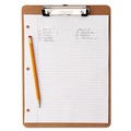  | Universal UNV05562 1/2 in. Capacity 8-1/2 in. x 12 in. Hardboard Clipboard - Brown (6/Pack) image number 3