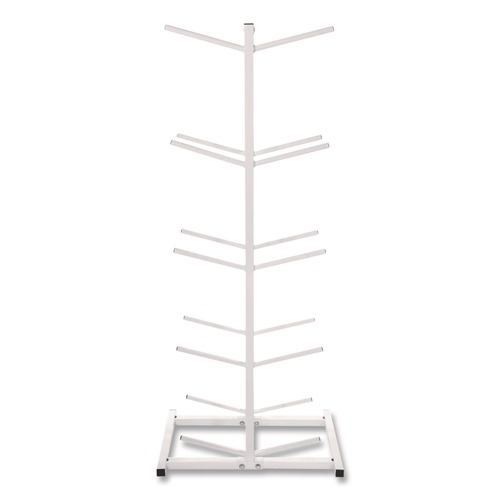 Office Filing Cabinets & Shelves | Champion Sports MBR2 12 in. x 23 in. x 51 in. Double Medicine Ball Tree - White image number 0