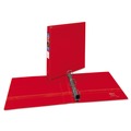 Office Jansan | Avery 79589 Heavy-Duty 1 in. Capacity 11 in. x 8.5 in. 3 Ring Non-View Binder with DuraHinge and One Touch EZD Rings - Red image number 1
