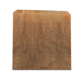 HOSPECO 10-1/2 in. x 9.38 in. Waxed Kraft Liners - Brown (250/Carton)