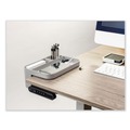 Bulk Savings Pricing 2 | Deflecto 400002 9 x 6.17 x 3.5 Standing Desk Organizer - Large/Gray image number 2