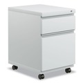 Office Filing Cabinets & Shelves | Alera ALEPBBFLG 14.96 in. x 19.29 in. x 21.65 in. 2-Drawers: Box/File Legal/Letter Left or Right File Pedestal with Full-Length Pull - Light Gray image number 0