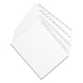  | Avery 82216 Preprinted Legal Exhibit Side Tab Index Dividers, Allstate Style, 10-Tab, 18, 11 X 8.5, White, 25/pack image number 5