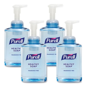 PURELL HEALTHY SOAP 515 mL Gentle and Free Foam - Fragrance-Free (4/Carton)