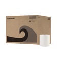 Paper Towels and Napkins | Boardwalk 8122 8 in. x 800 ft. 1-Ply Hardwound Paper Towels - White (6/Carton) image number 0