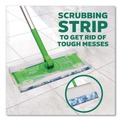 Cleaning & Janitorial Supplies | Swiffer 80810204 Sweep and Mop 12.4 in. x 2.95 in. 2-in-1 Dry/Wet Floor Mopping and Sweeping Kit - Silver Plastic Handle (6/Carton) image number 9