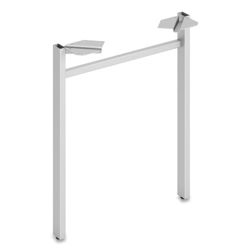 Office Desks & Workstations | HON HLPLLEG24U.SLVR 23.75 in. W x 2 in. D x 27.86 in. H Mod U-Leg - Silver image number 0