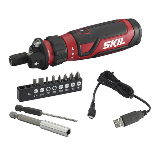 Electric Screwdrivers | Skil SD561201 4V 1/4 in. Circuit Sensor Screwdriver with Integrated Rechargeable Lithium-Ion Battery image number 0