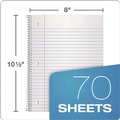 Notebooks & Pads | Oxford 65000 (70) 10.5 in. x 8 in. Sheets 3-Hole Punched Wide/Legal Rule Coil-Lock Wirebound Notebook - Randomly Assorted Cover Color image number 1