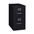 Office Filing Cabinets & Shelves | Alera 26118 15 in. x 22 in. x 28.37 in. Letter-Size Two-Drawer Economy Vertical File - Black image number 1