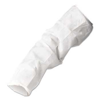 Ansell A20 Breathable Particle Protection Sleeve Protectors - One Size Fits Most/White (200/Carton)