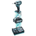 Impact Drivers | Makita GDT01D 40V max XGT Brushless Lithium-Ion Cordless 4-Speed Impact Driver Kit (2.5 Ah) image number 4