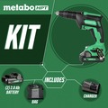 Screw Guns | Metabo HPT W18DAQAM 18V MultiVolt Brushless Drywall Lithium-Ion Cordless Screw Gun (Tool Only) image number 1