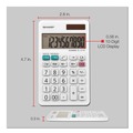 Cleaning & Janitorial Supplies | Sharp EL-377WB 10-Digit LCD Large Pocket Calculator image number 2
