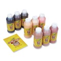Acrylic & Tempera Paint | Crayola 54-2314 8 oz. Bottles Colors of the World Washable Paint - 9 Assorted Colors image number 0