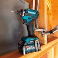 Combo Kits | Makita GDT02D 40V max XGT Brushless Lithium-Ion Cordless 4 Speed Impact Driver Kit with 2 Batteries (2.5 Ah) image number 12