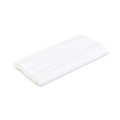 Linen and Table Accessories | Tatco 31108 54 in. x 108 in. Embossed Paper with Plastic Liner Paper Table Cover - White (20/Carton) image number 3