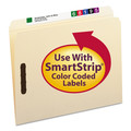 Office Jansan | Smead 14513 Two-Fastener Folders Top Straight Tabs - Letter, Manila (50/Box) image number 5