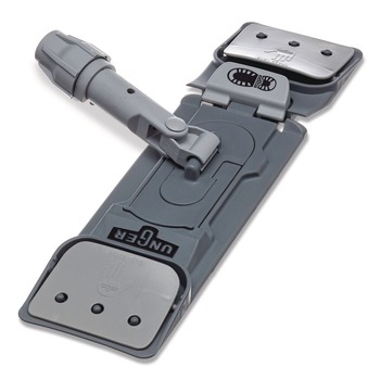 Unger EZ Flat Mop Holders, Plastic Head, 16-in, Gray