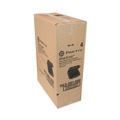 Food Trays, Containers, and Lids | Pactiv Corp. YHLB08010000 SmartLock 8 in. x 8.5 in. x 3 in. Foam Hinged Lid Container - Black (150/Carton) image number 3