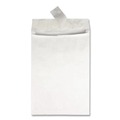 Envelopes & Mailers | Survivor QUAR4430 Tyvek 10 x 13 18 lb. Heavyweight Square Flap Open End Expansion Mailers - White (100/Carton) image number 1