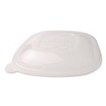 Food Service | World Centric BQLCS24 8.8 in. x 8.8 in. PLA Lids for Fiber Bowls - Clear (200/Carton) image number 1